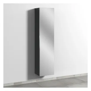 Sanipa 3way Hochschrank mit 1 Doppelspiegeltür, Anthrazit-Matt BR15322