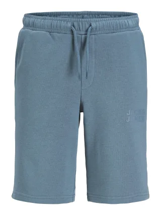 JACK&JONES - JPSTNEWSOFT SWEAT SHORTS GMS JNR oceanview - Gr. - 176