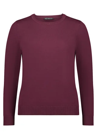 Betty Barclay - Basic-Strickpullover rot - Gr. - 36