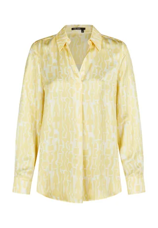 Marc Aurel - Bluse mit Print yellow-varied - Gr. - 34
