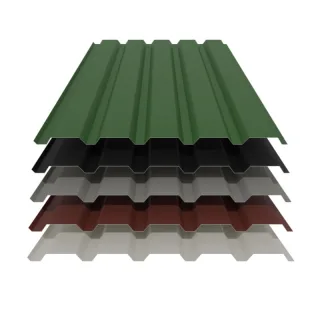 Trapezblech 35/207 | Wand | 0,50 mm | Stahl | Aluzink, 25 µm Polyester