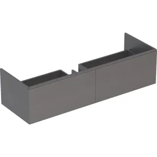 Geberit Xeno2 Unterschrank f. Waschtisch aus VARICOR m. 2 Hl., 139,5x35x47,3cm, sculturagrau, 500348 500348431