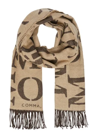 comma - Tuch braun|beige
