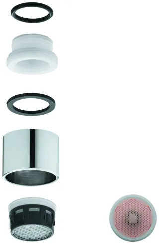 GROHE Mousseur 48547 M 22 x 1 Durchflussklasse PCA Innengewinde chrom, 48547000 48547000