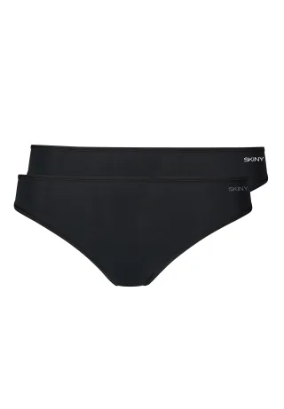 SKINY - Skiny Damen String 2er Pack Micro Advantage black - Gr. - 40
