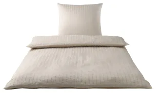 Elegante Bettwäsche "Chelsea" 2 Stk. gewebter Seersucker