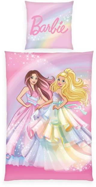 Barbie Bettwäsche "Barbie" 2 Stk. Wendebettwäsche