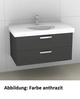 Artiqua 413 Waschtischunterschrank für Preciosa 124230, 124240 Eiche Ribbeck quer NB, 413-WU2L-K45-7 413-WU2L-K45-7187-444