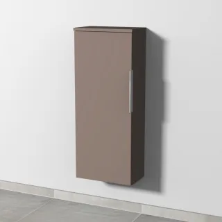 Sanipa 3way Mittelschrank mit 1 Tür, Taupe-Matt, UP1681T UP1681T