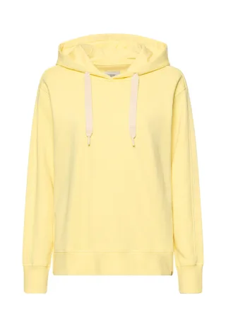 camel active - Hoodie aus reiner Baumwolle lemon - Gr. - S