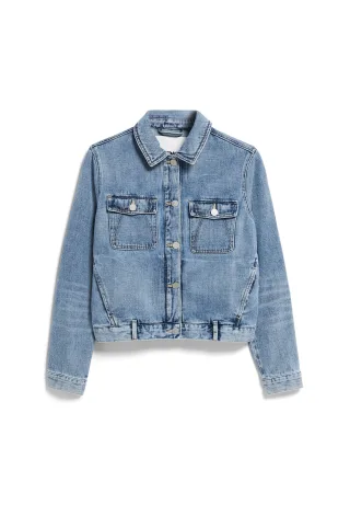 Armedangels - BLUSONAA indigo pebbles - Gr. - XS