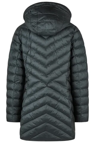 Barbara Lebek - Jacke Thermore mit Kapuze dark green - Gr. - 48