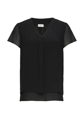 s.Oliver BLACK LABEL - Bluse schwarz - Gr. - 36