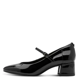 Tamaris - Pump mit Blockabsatz schwarz - Gr. - 40