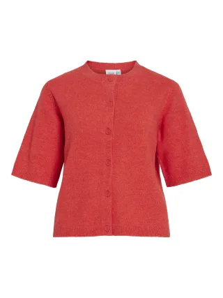 VILA - VILIGA 2/4 O-NECK KNIT CARDIGAN - NOOS - Gr. - S