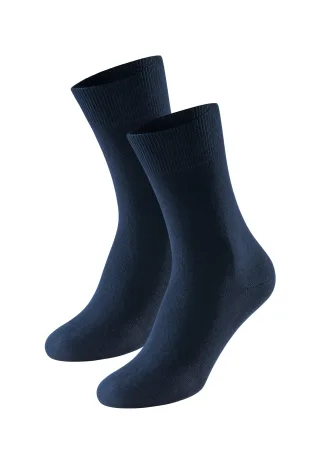 Schiesser Socken "95/5" 2er Pack, verstärkter Zehen- und Fersenbereich, Cotton-Mix, formstabil