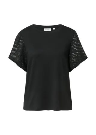 comma - T-Shirt schwarz - Gr. - 44