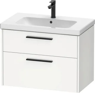 Duravit D-Code Waschtischunterschrank wandhängend Schubk. 2, DC46720BD180000