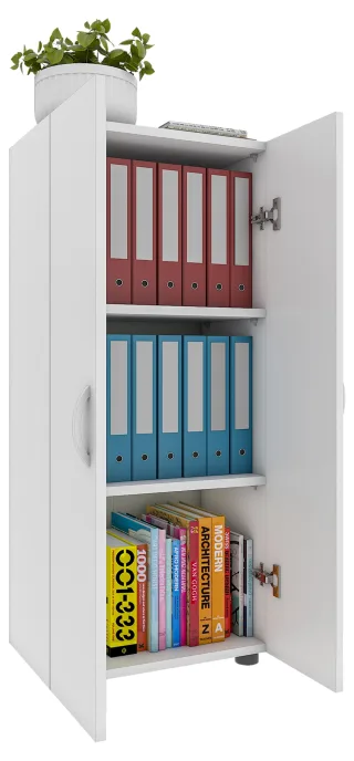 VCM Aktenschrank "Büroschrank Bücher Ordner Aktenschrank Ulas 3fach" 1 Stk. tlg.