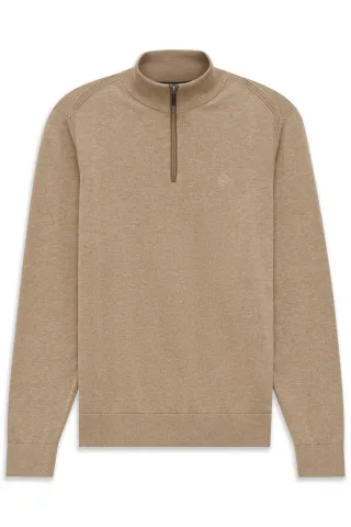 bugatti - Herren Pullover 1/1 Arm beige - Gr. - L