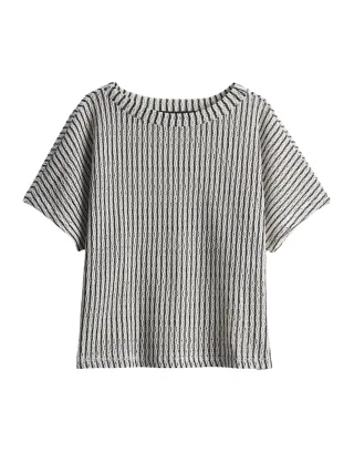 someday - Loose Sweatshirt - Umila schwarz/weiß - Gr. - S