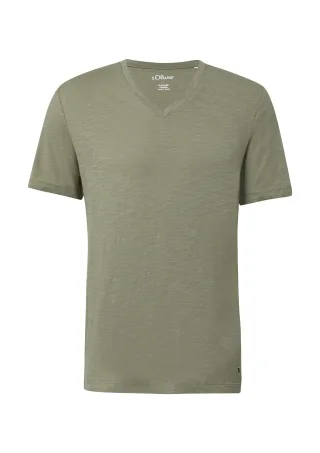 s.Oliver - T-Shirt olive - Gr. - S