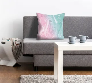 queence Dekokissen "Pearl" Kissenhülle,Pastellfarben,Sanft,Zart,Farbverlauf,Minimalistisch