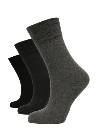s.Oliver - Socken schwarz|grau - Gr. - 40.5