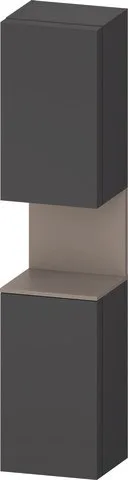 Duravit Qatego Hochschrank Graphit Matt 400x360x1760 mm - QA1346R43490000 QA1346R43490000