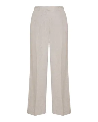 msch copenhagen - MSCHPennie Ginia HW Pants sand melange - Gr. - XS