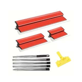 Adjustable Telescopic Drywall Smoothing Tool Set Stainless Steel Blade 25cm 40cm 60cm Spatula for Plaster Paint Wallpape
