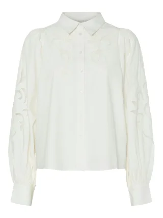 Y.A.S - YASZIMIA LS SHIRT S. NOOS star white - Gr. - 38