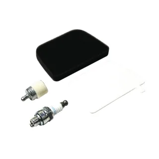 Makita Wartungs-Set 4-teilig - Zündkerze CMR6A - Benzinfilter - Luftfilter - 197683-6