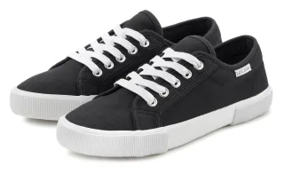 LASCANA Sneaker aus Textil, Schnürhalbschuh, Freizeitschuh, Turnschuh