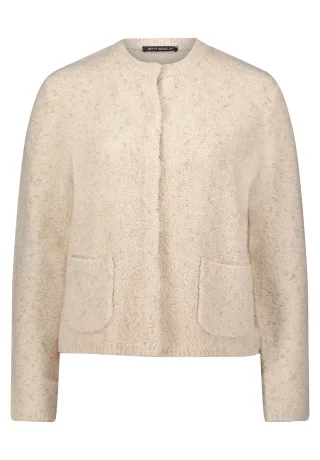 Betty Barclay - Grobstrickjacke beige - Gr. - 40