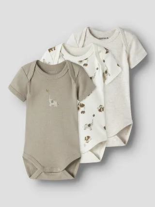 NAME IT - NBNBODY 3P SS ANIMAL NOOS - Gr. - 56
