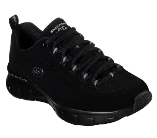 Skechers Sport Womens SYNERGY 3.0 OUT &amp; ABOUT Sneakers Frauen Schwarz