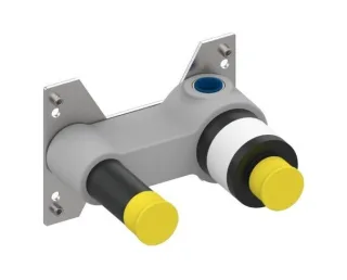 Keuco Multiplex Ablaufset 59930, Schwarzchrom gebürstet, 59930130070 59930130070