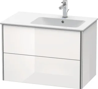 Duravit XSquare Waschtischunterbau wandhängend Flanell Grau Hochglanz 810x478x560 mm - XS417708989 XS417708989