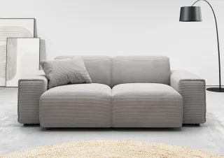 Home affaire 2-Sitzer "Glimminge auch in Breitcord + Feincord + Easy care-Bezug" besondere Kedernähte, Zierkissen