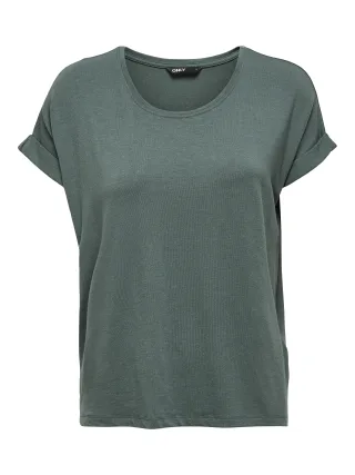 ONLY - ONLMOSTER S/S O-NECK TOP NOOS JRS Balsam Green - Gr. - XS