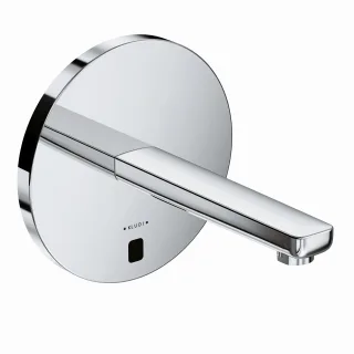 Kludi ZENTA-E Unterputz-Wandarmatur, Run ohne Mischhebel, 190mm Ausl. chrom, 3850305 3850305
