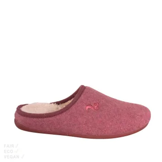 Thies Hausschuhe Organic Cotton Slipper bordeaux 37