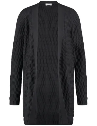 GERRY WEBER Collection - Strickjacke schwarz - Gr. - 40