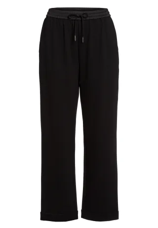 Marc Aurel - Hose aus Piqué Jersey black - Gr. - 34