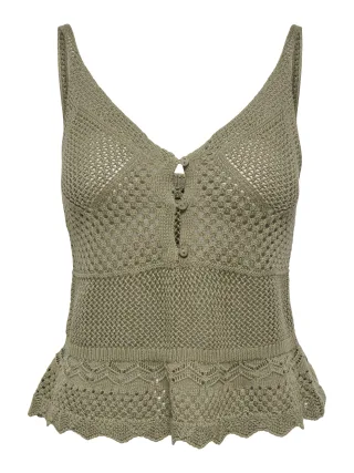ONLY - ONLLISON SL PEPLUM TOP KNT - Gr. - L