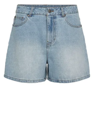 Nümph - NUVIRGINIA DENIM SHORTS light blue denim - Gr. - 42