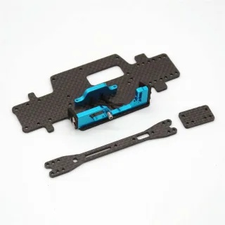 Upgraded Carbon Fiber Chassis Bottom Second Floor Plate for Wltoys 284161 284010 284131 K989 K979 K999 1/28 RC Car Vehic