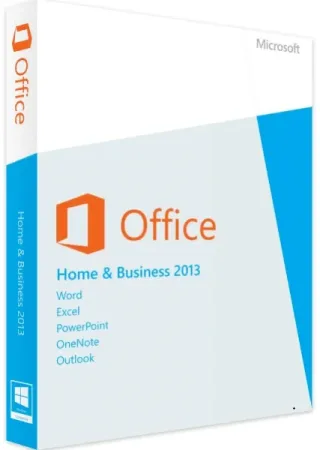 Microsoft Office 2013 Home and Business PKC Product Key Card