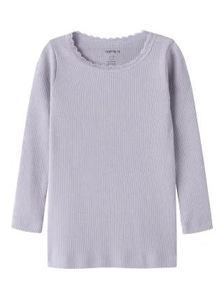 NAME IT - NMFKAB LS TOP NOOS Lavender Gray - Gr. - 110
